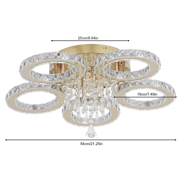 Ceiling Chandelier Lamp, Living Room