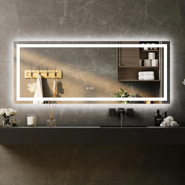 LED Bathroom Mirror with Memory