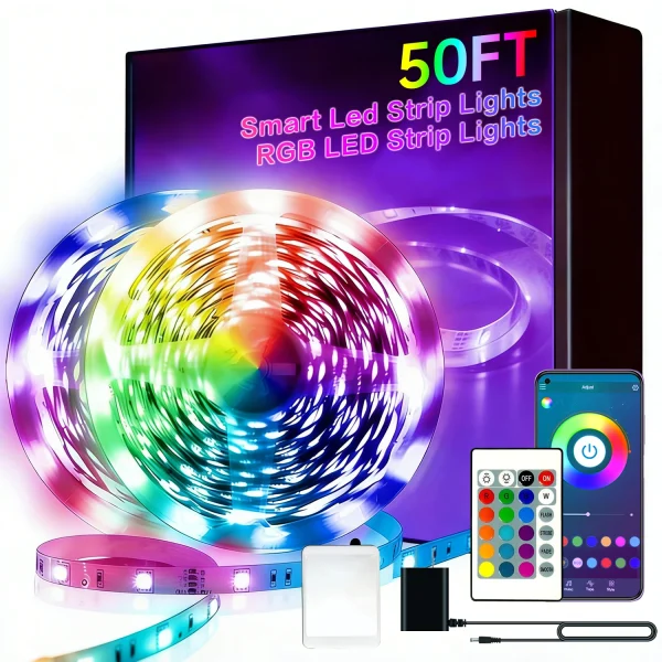 50FT Bedroom LED Strips Light
