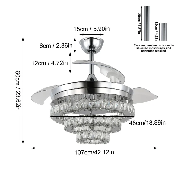 Ceiling Fan Led Light Remote Control
