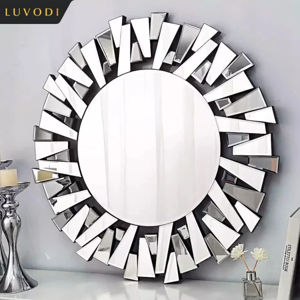 LUVODI Large round Wall Mirror