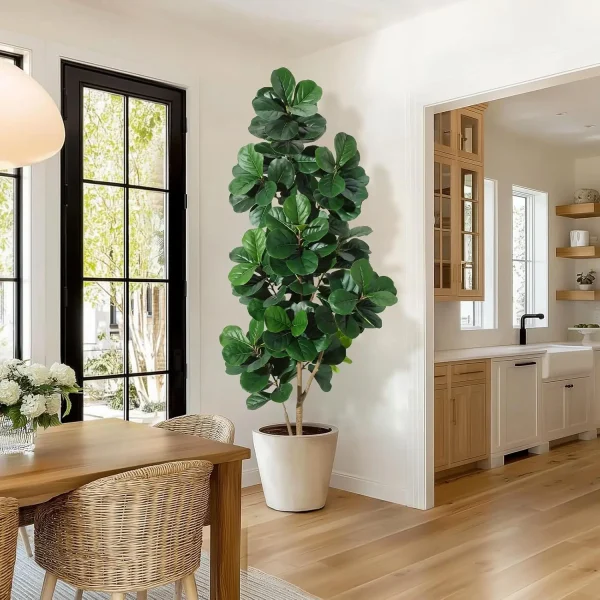 4FT/5FT/6FT/7FT Fiddle Leaf Fig Tree Artificial