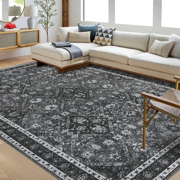 Living Room Rug, Machine Washable